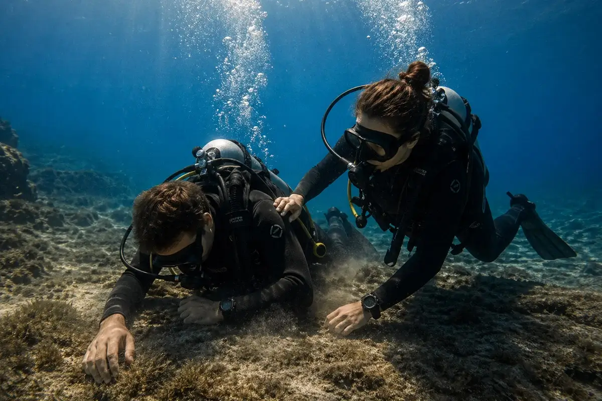 Scénarios de sauvetage Rescue Diver PADI Aqualonde