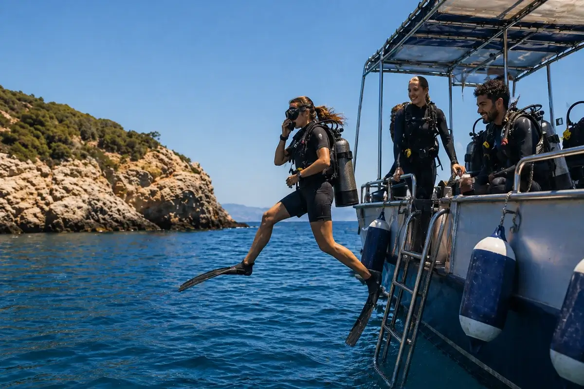 Plongée en groupe sur les sites mythiques de Méditerranée