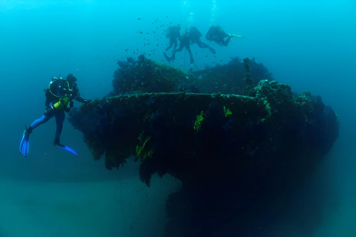 Épave du Donator à Porquerolles