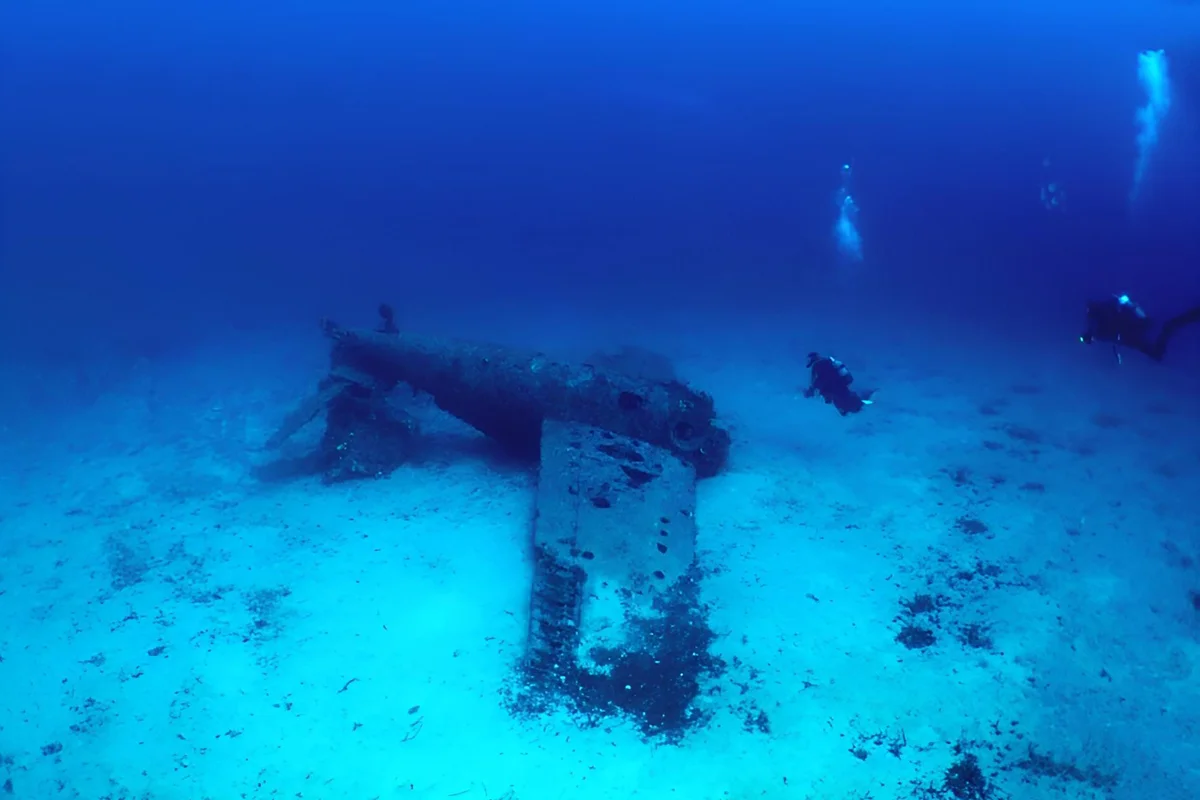 Épave du Wildcat sous-marin