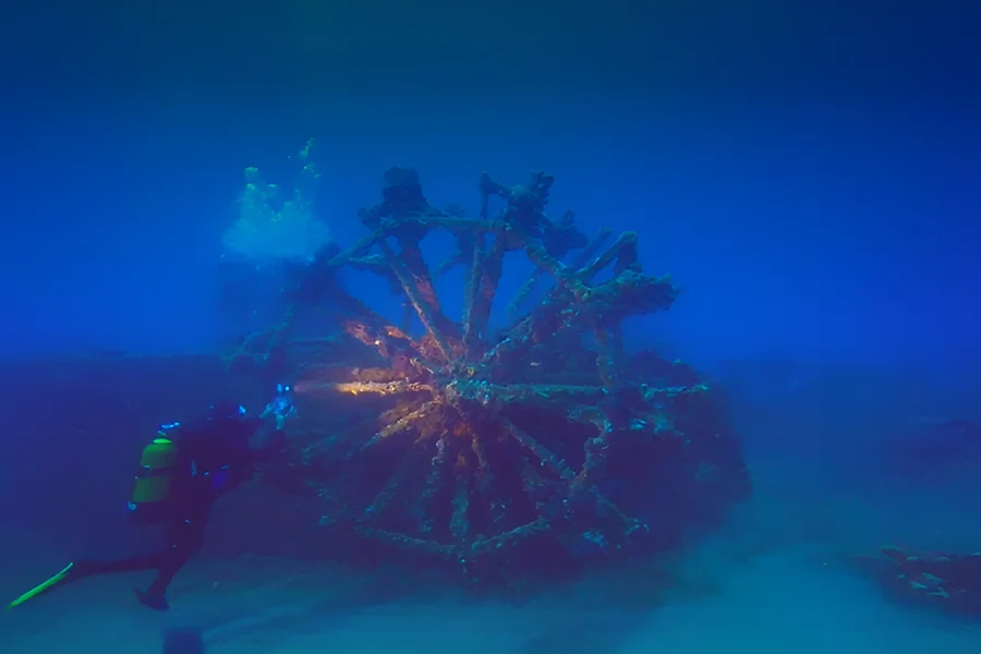 Vapeur à roues à aubes XIXe siècle Méditerranée Porquerolles