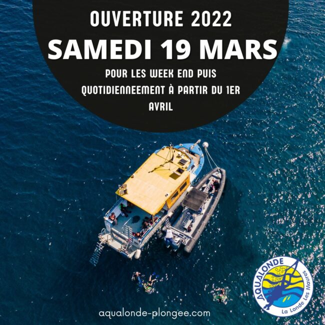 ouverture 2022 aqualonde plongee