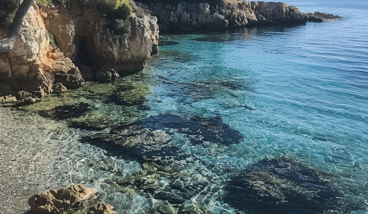 Image des eaux cristallines de La Londe-les-Maures plongée porquerolles centre plongée