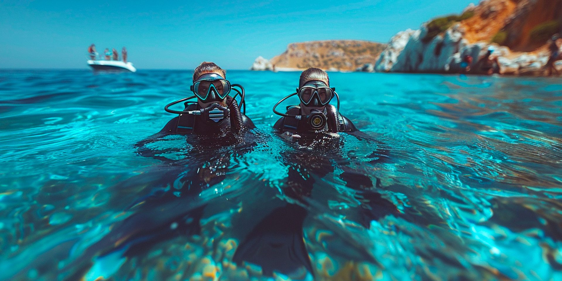 Image generé par IA des eaux cristallines de La Londe-les-Maures plongée Expérience pour débutants et plongeurs expérimentés Image generé par IA des eaux cristallines de La Londe-les-Maures plongée Expérience pour débutants et plongeurs expérimentés