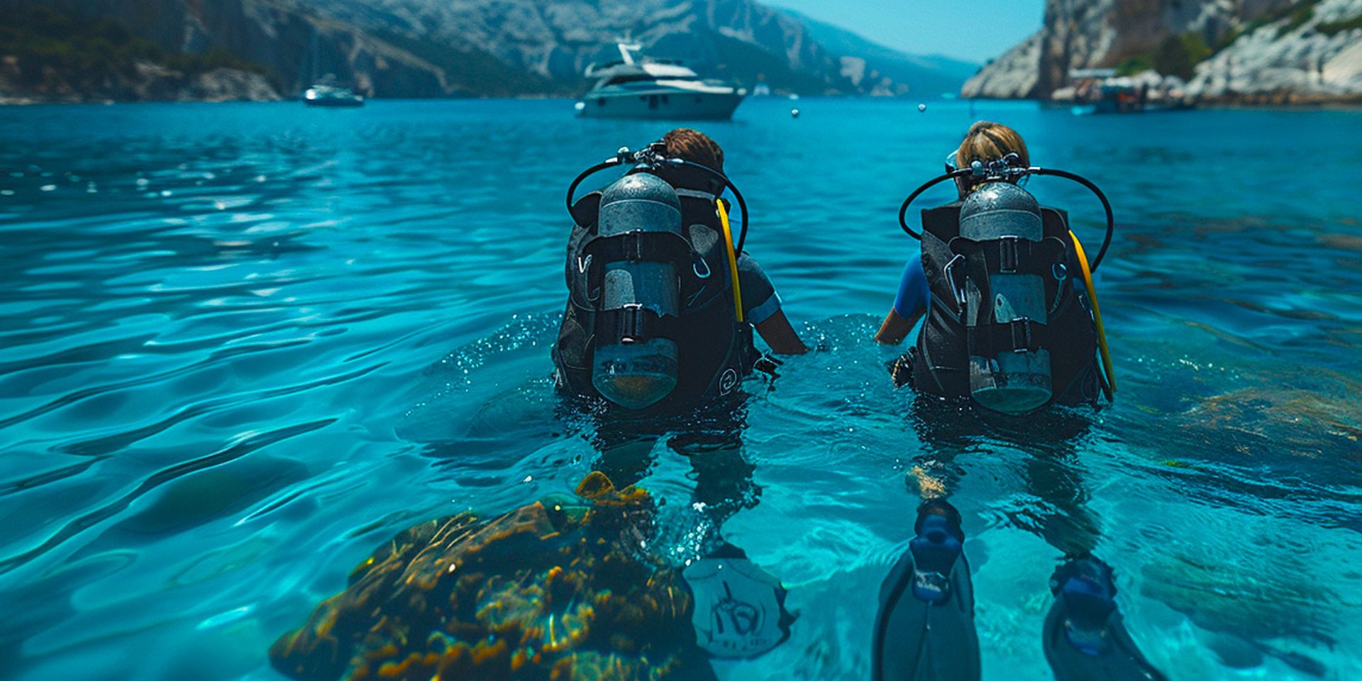 Image generé par IA Importance de la sécurité en plongée