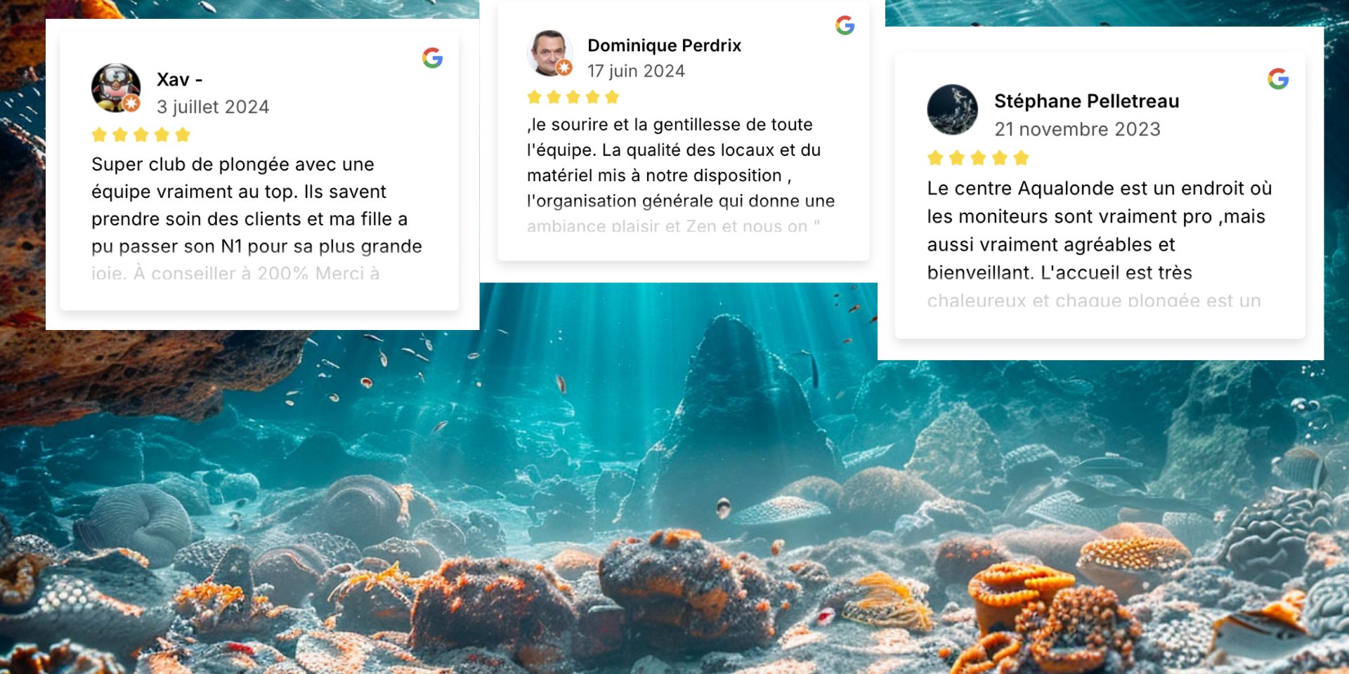 Témoignages des plongeurs satisfaits Plongez dans les eaux cristallines de La Londe-les-Maures