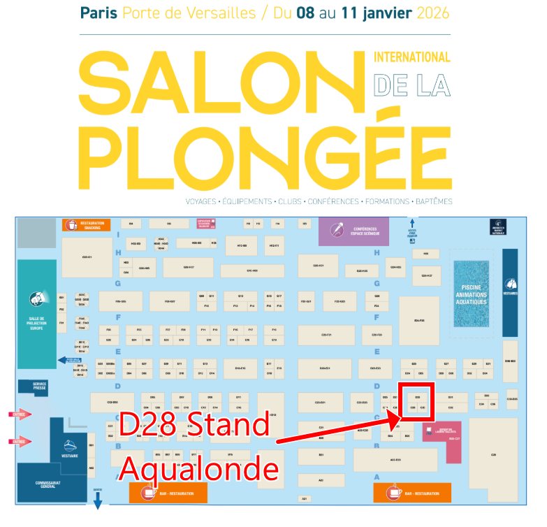 salon international de la plong&eacute;e 2026 aqualonde